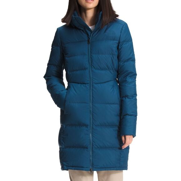 The North Face Metropolis Parka (Monterey Blue (Prior Season)) Women's Clothing - Picture 1 of 3